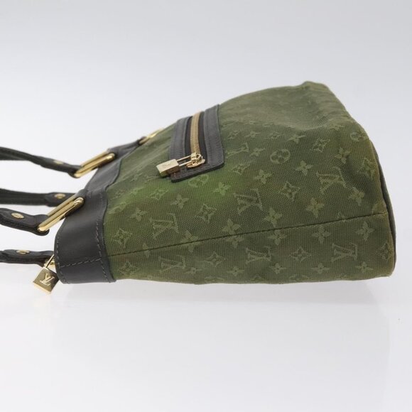 LOUIS VUITTON Monogram Mini Lucille PM Hand Bag TST Khaki M92682 LV Auth 129216 - Picture 4 of 16